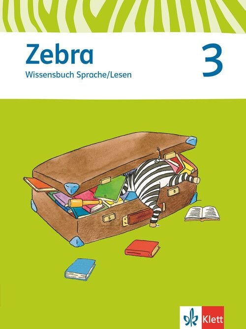 Produktbild: Zebra. Neubearbeitung. Wissensbuch Sprache. Lesen 3.Schuljahr