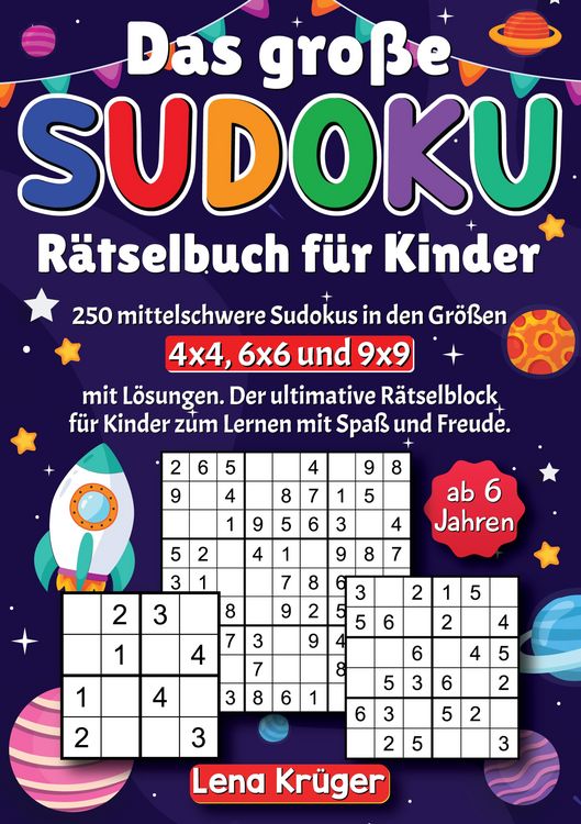 Produktbild: Das gro&szlig;e Sudoku R&auml;tselbuch f&uuml;r Kinder ab 6 Jahren