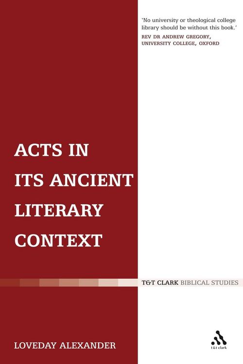 Produktbild: Acts in its Ancient Literary Context