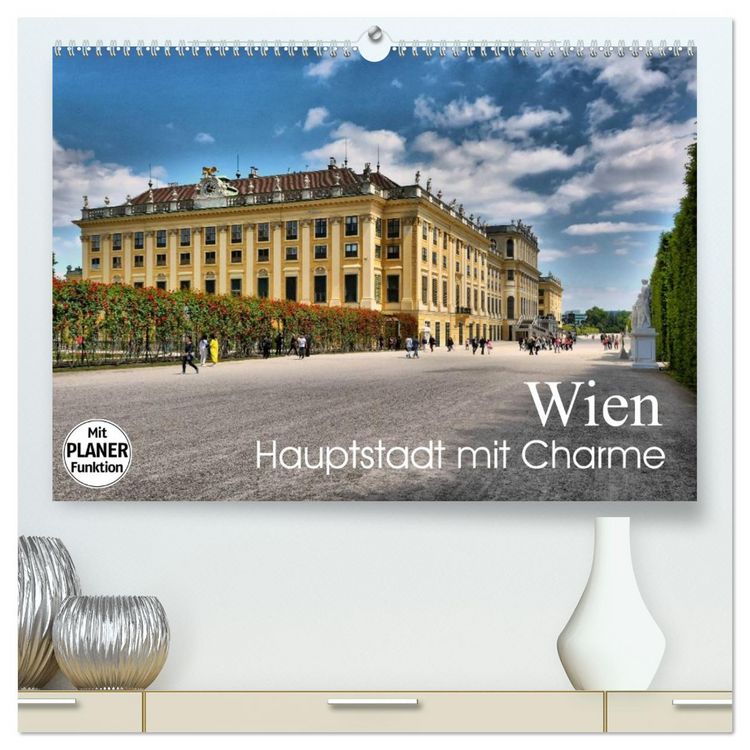 Produktbild: Wien - Haupstadt mit Charme (hochwertiger Premium Wandkalender 2026 DIN A2 quer), Kunstdruck in Hochglanz