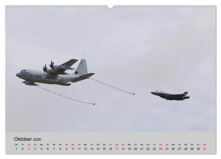 Produktbild: Transportflugzeug C-130 Hercules (hochwertiger Premium Wandkalender 2026 DIN A2 quer), Kunstdruck in Hochglanz