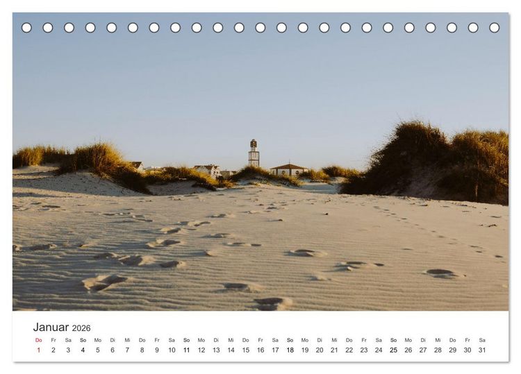 Produktbild: Sonnige Gr&uuml;&szlig;e aus Portugal (Tischkalender 2026 DIN A5 quer), CALVENDO Monatskalender