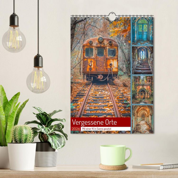 Produktbild: Vergessene Orte (Wandkalender 2026 DIN A4 hoch), CALVENDO Monatskalender