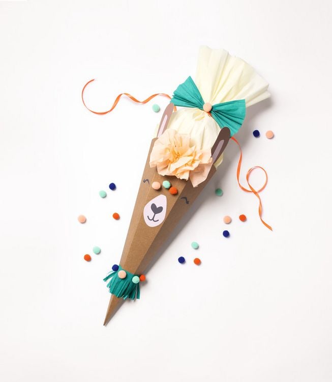 Produktbild: Folia Schult&uuml;te Bastelset SAFARI SCHOOL, 1 St&uuml;ck