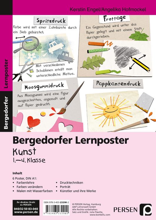 Produktbild: Lernposter Kunst - 1.-4. Klasse