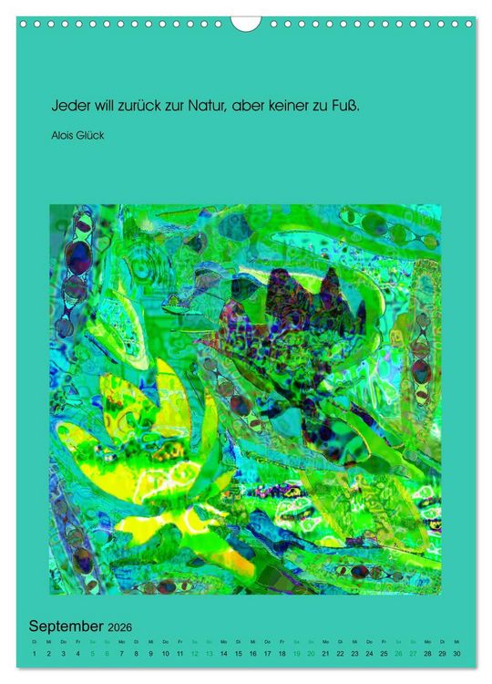 Produktbild: NaturVisionen (Wandkalender 2026 DIN A3 hoch), CALVENDO Monatskalender