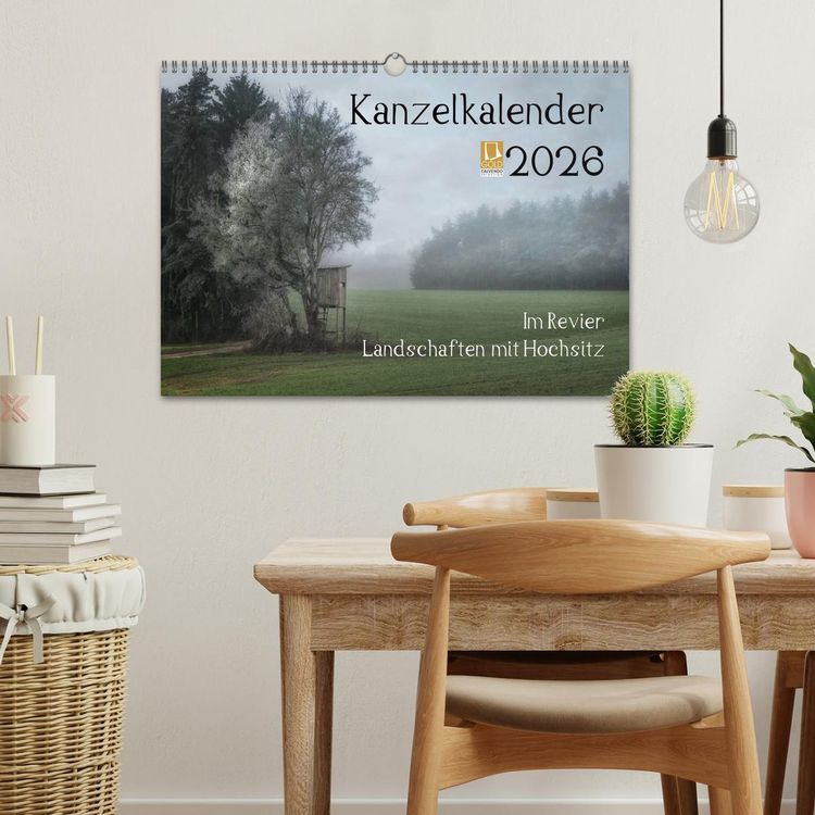 Produktbild: Kanzelkalender 2026 (Wandkalender 2026 DIN A3 quer), CALVENDO Monatskalender