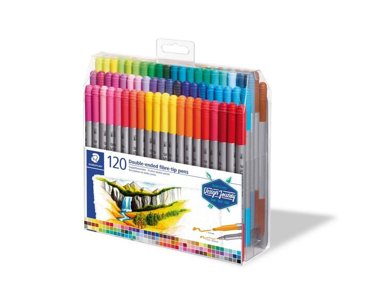Produktbild: STAEDTLER Doppelfasermaler 120er Set