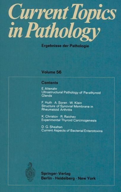 Produktbild: Current Topics in Pathology / Ergebnisse der Pathologie