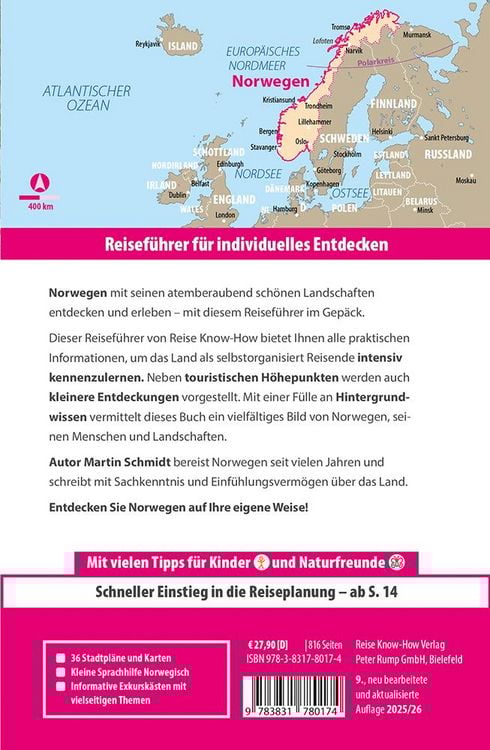 Produktbild: Reise Know-How Reiseführer Norwegen