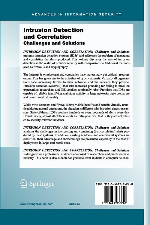 Produktbild: Intrusion Detection and Correlation