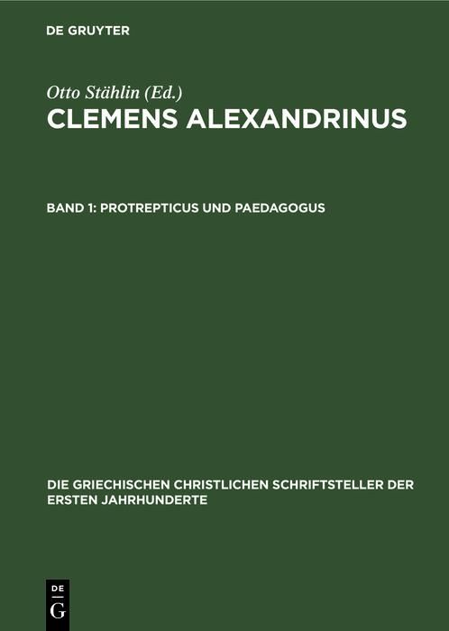 Produktbild: Protrepticus und Paedagogus