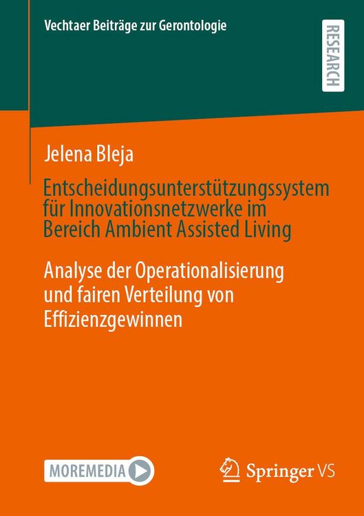 Produktbild: Entscheidungsunterst&uuml;tzungssystem f&uuml;r Innovationsnetzwerke im Bereich Ambient Assisted Living