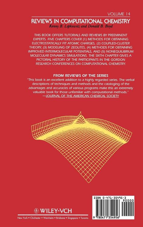 Produktbild: Reviews in Computational Chemistry