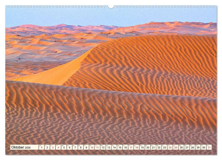 Produktbild: Rub al-Chali Oman (Wandkalender 2026 DIN A2 quer), CALVENDO Monatskalender