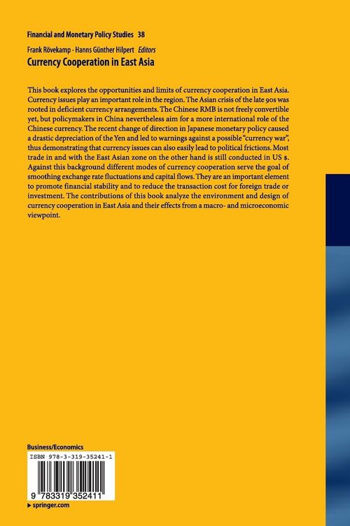 Produktbild: Currency Cooperation in East Asia
