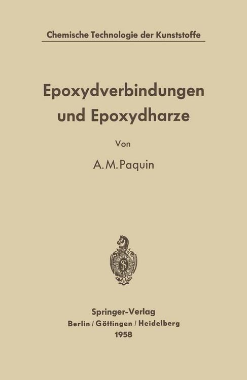 Produktbild: Epoxydverbindungen und Epoxydharze