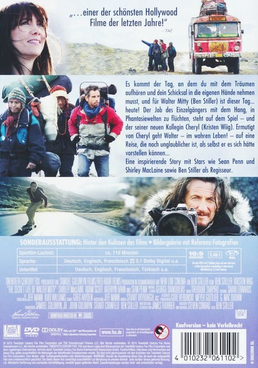 Produktbild: Das erstaunliche Leben des Walter Mitty