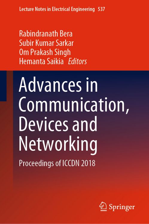 Produktbild: Advances in Communication, Devices and Networking