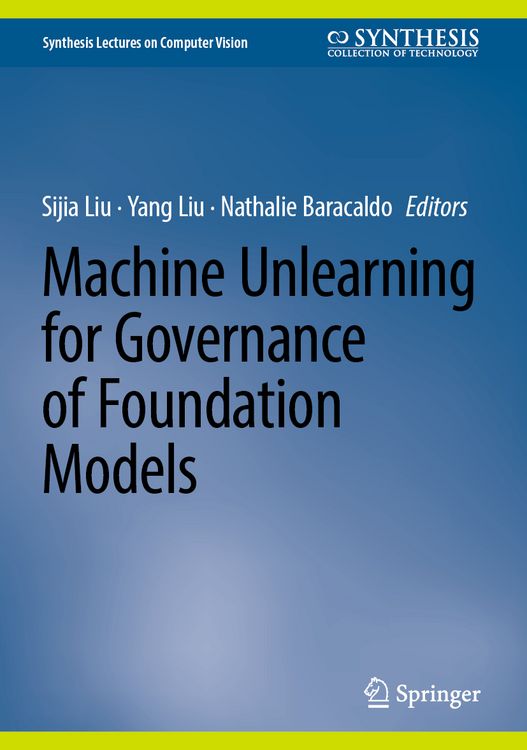 Produktbild: Machine Unlearning for Governance of Foundation Models