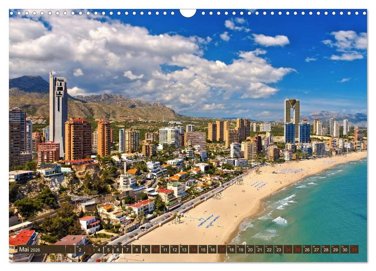 Produktbild: Costa Blanca - Die wei&szlig;e K&uuml;ste Spaniens (Wandkalender 2026 DIN A3 quer), CALVENDO Monatskalender