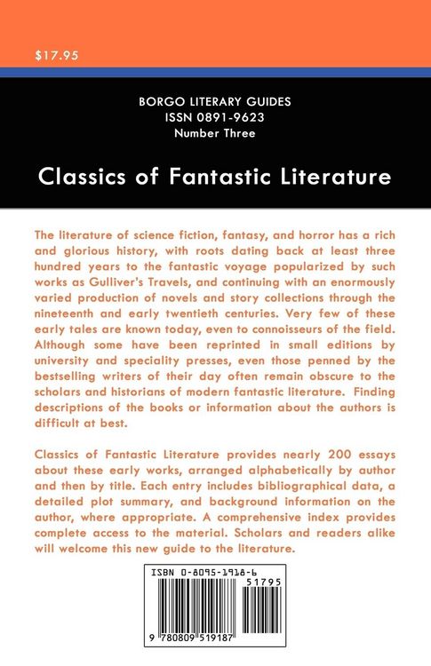 Produktbild: Classics of Fantastic Literature