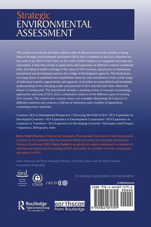 Produktbild: Strategic Environmental Assessment