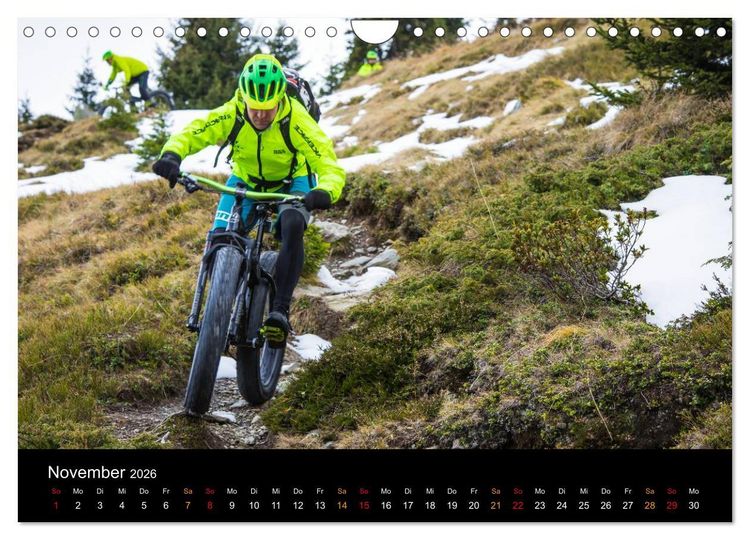Produktbild: Mountainbike Freeride Momente (Wandkalender 2026 DIN A4 quer), CALVENDO Monatskalender