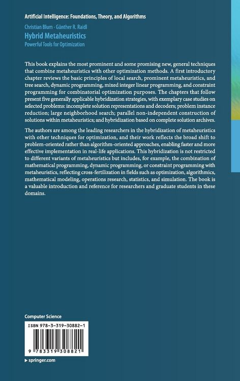 Produktbild: Hybrid Metaheuristics