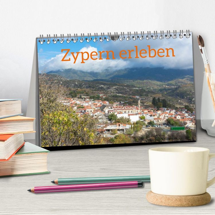 Produktbild: Zypern erleben (Tischkalender 2026 DIN A5 quer), CALVENDO Monatskalender