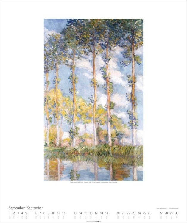 Produktbild: Claude Monet Kalender 2027