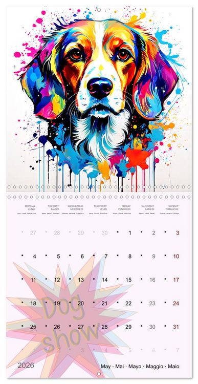 Produktbild: Dog show (Wall Calendar 2026 12 &times; 12 Inch) CALVENDO 12 Month Wall Calendar