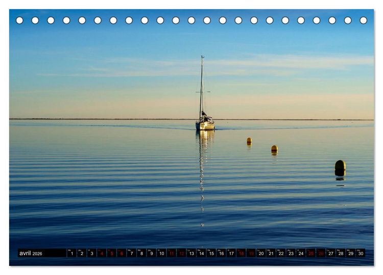 Produktbild: R&ecirc;veries en M&eacute;diterran&eacute;e (Calendrier de bureau 2026 DIN A5 vertical), CALVENDO calendrier mensuel
