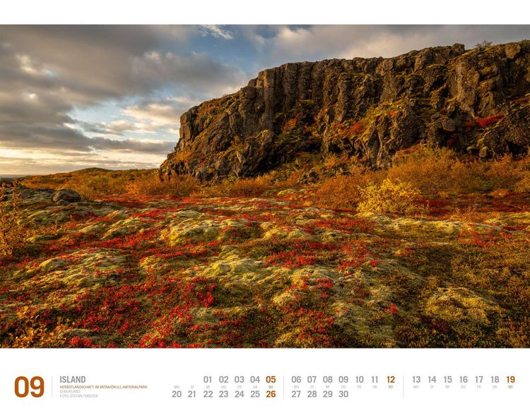 Produktbild: Island Kalender 2027 | Unterwegs zwischen Gletschern und Geysiren