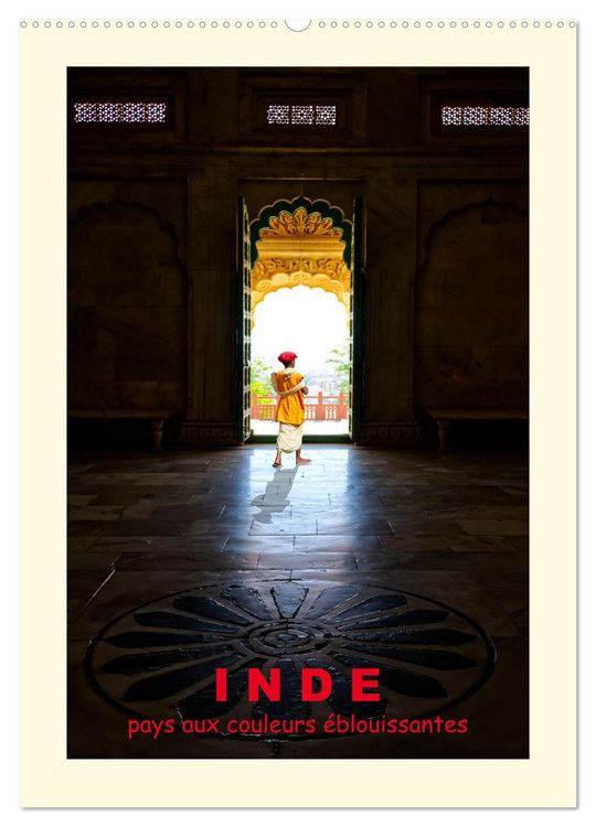 Produktbild: INDE pays aux couleurs &eacute;blouissantes (Calendrier mural 2026 DIN A2 horizontal), CALVENDO calendrier mensuel
