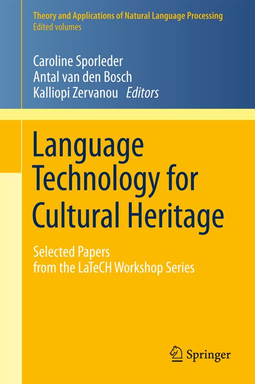 Produktbild: Language Technology for Cultural Heritage