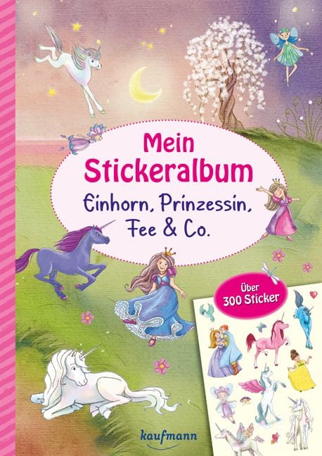Produktbild: Mein Stickeralbum - Einhorn, Prinzessin, Fee & Co.