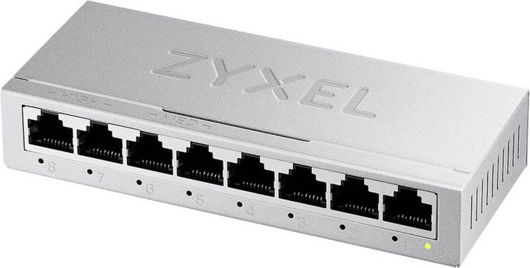 Produktbild: ZyXEL ZY-GS108BV5 GS-108B v5 8 Ports Netzwerk Switch 8 Port 2000 MBit/s