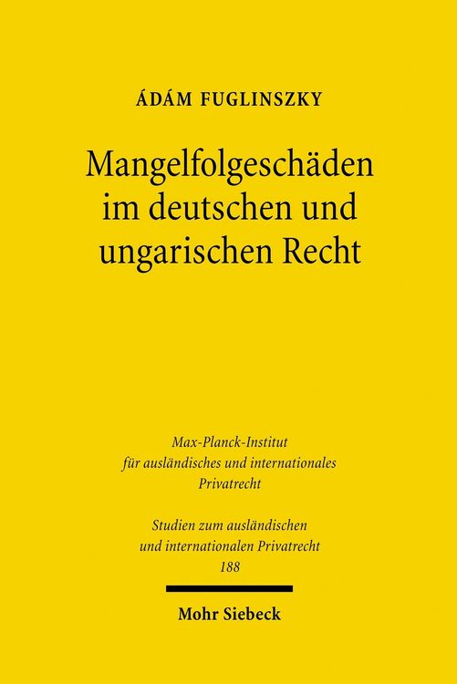 Produktbild: Mangelfolgesch&auml;den im deutschen und ungarischen Recht