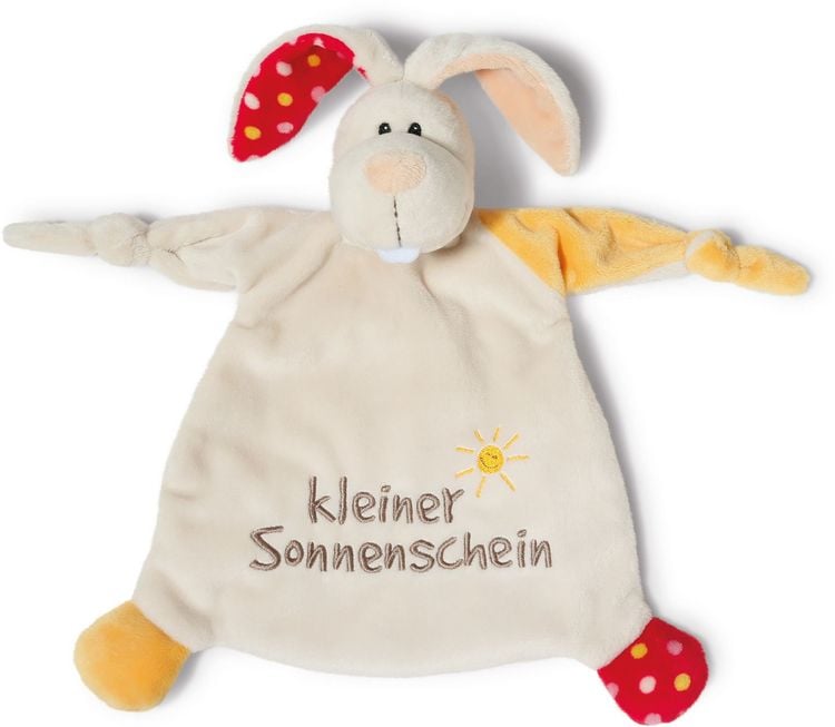 Produktbild: NICI Schmusetuch Hase kleiner Sonnenschein 25x25cm
