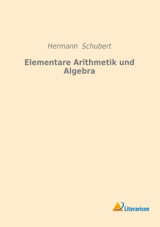 Produktbild: Elementare Arithmetik und Algebra