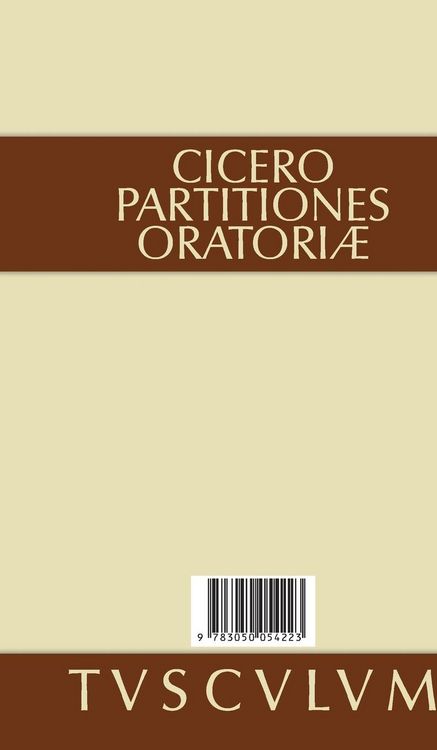 Produktbild: Rhetorik in Frage und Antwort / Partitiones oratoriae