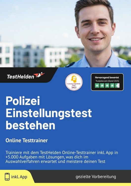Produktbild: Polizei Einstellungstest bestehen