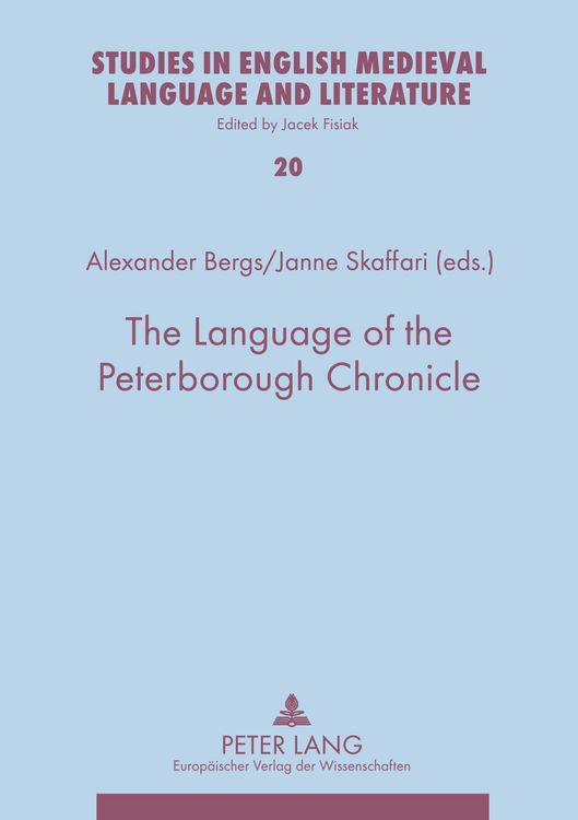 Produktbild: The Language of the Peterborough Chronicle