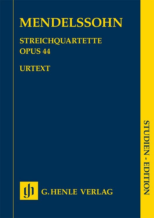Produktbild: Felix Mendelssohn Bartholdy - Streichquartette op. 44