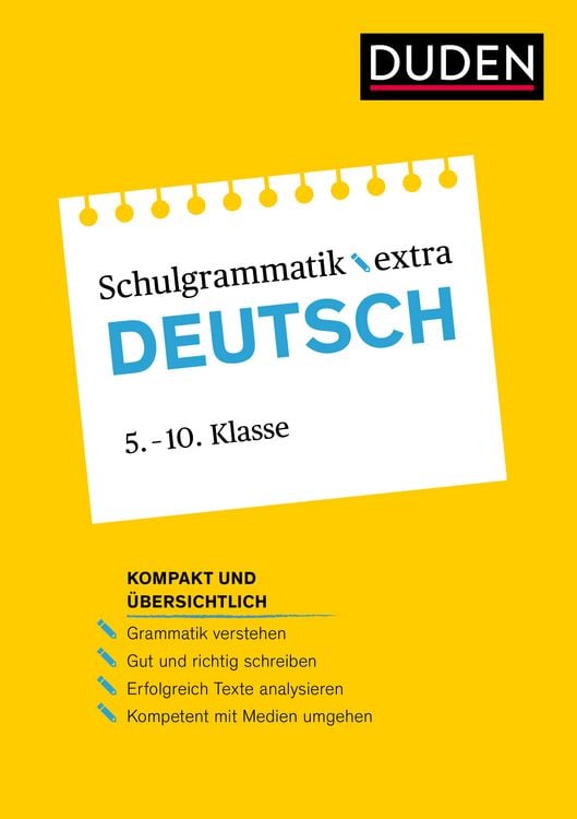 Produktbild: Duden Schulgrammatik extra &ndash; Deutsch