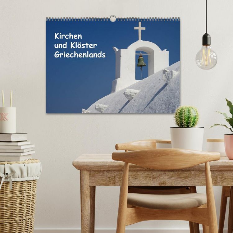 Produktbild: Kirchen und Kl&ouml;ster Griechenlands (Wandkalender 2026 DIN A3 quer), CALVENDO Monatskalender