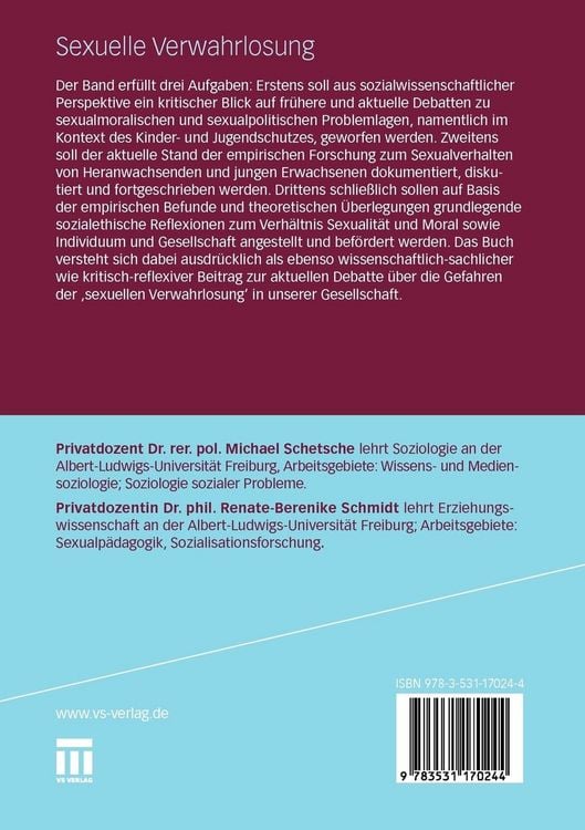 Produktbild: Sexuelle Verwahrlosung