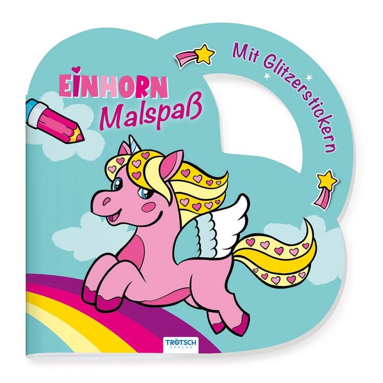 Bild vom Artikel Trötsch Malbuch Stickermalbuch Einhorn Malspaß vom Autor Trötsch Verlag