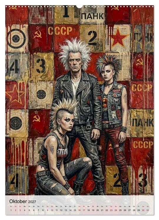 Produktbild: Punk 76 (hochwertiger Premium Wandkalender 2027 DIN A2 hoch), Kunstdruck in Hochglanz